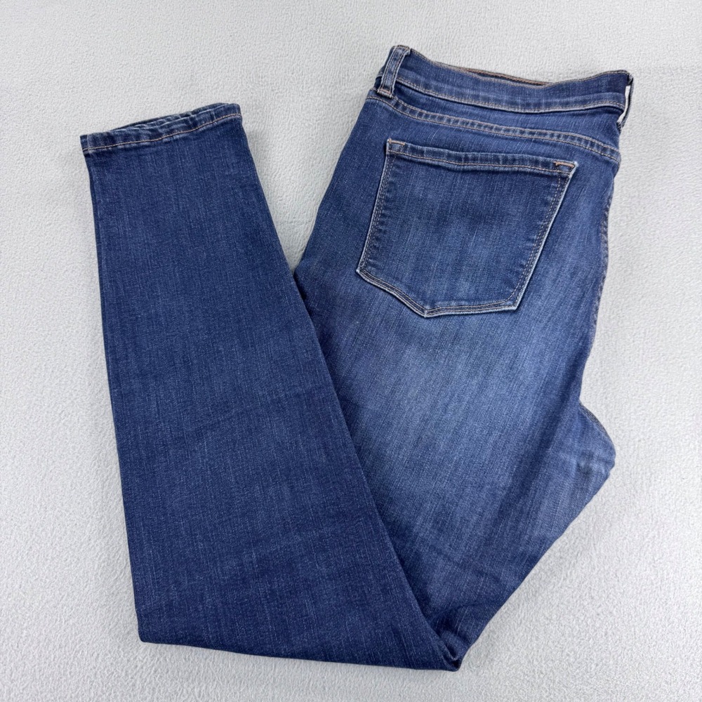 Banana Republic Skinny Jeans Womens 31/12 Dark Wash Blue Stretch Denim 0466